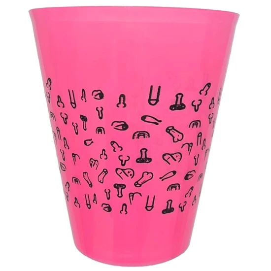 Penisuri Cup 500 Ml, cu, fucsia și negru