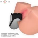 Inel penis vibratabil ajustabil din material flexibil, negru, 12