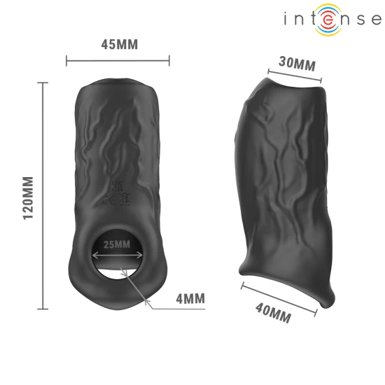 Inel penis vibrant ajustabil din material moale, roșu, 13