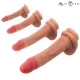 Jucărie sexuală MR Intense din silicon lichid, gri, M – 20 cm