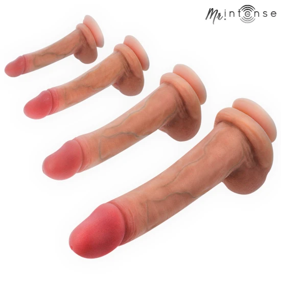 Jucărie sexuală MR Intense din silicon lichid, gri, XL – 25,5 cm