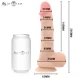 Dildo realist cu testicule din silicon, 20,5 cm, 4 cm