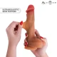 Dildo vibrator Bradley din silicon, cu încălzire, telecomandă, 21 cm