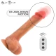 Dildo vibrator Bradley din silicon, cu încălzire, telecomandă, 21 cm