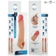 Husă penis din silicon lichid, culoare naturală, Simon S (13 cm, Ø 4 cm)