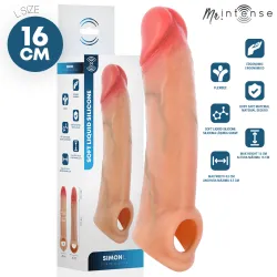 Acoperire penis din silicon lichid, MR INTENSE Simon L, 16 cm, Ø 4,5 cm