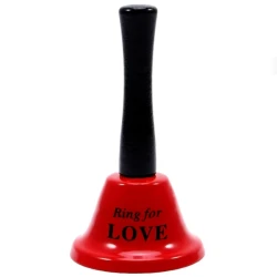 Clopoțel de mână „Ring for Love”, roșu