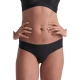 Chilot tanga invizibil 2 bucăți din poliamidă, bej și negru, XL