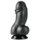 Dildo curbat Fat Boys din PVC, 19 cm