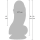 Dildo curbat Fat Boys din PVC, 19 cm
