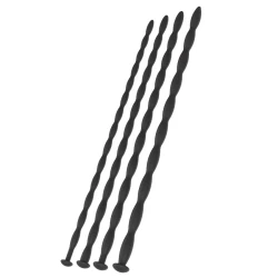Set Dilatoare Uretral Avansat - 4 Unități, Negru, Mărime Unică