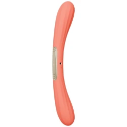 Vibrator Tip Boomerang, Double Ended, Roz Coral