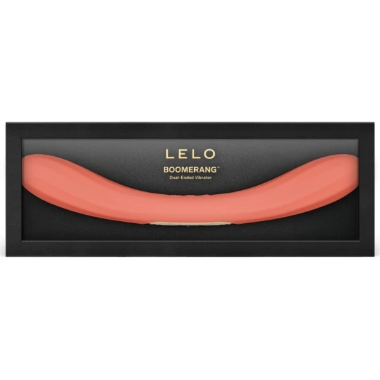 Vibrator Tip Boomerang, Double Ended, Roz Coral