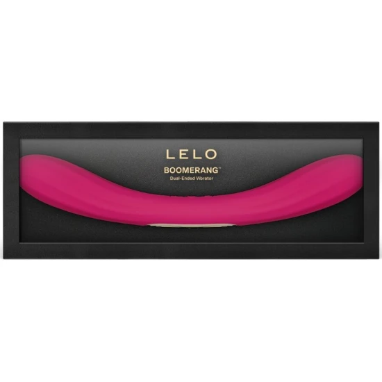 Vibrator dublu cu vibrații tip boomerang, Roz