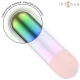 Bullet vibrator clitoridian din ABS, rainbow