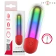 Bullet vibrator clitoridian din ABS, rainbow