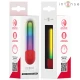 Bullet vibrator clitoridian din ABS, rainbow