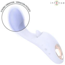 Stimulator multifuncțional vibrații și mișcare din silicon, mov