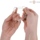 Set 3 inele penis din silicon medical și ABS, negru