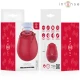 Aspirator clitoridian Camellia din silicon, bordeaux