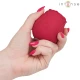 Aspirator clitoridian Camellia din silicon, bordeaux