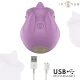Stimulator clitoridian Azalea din silicon, mov, universal