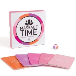 JOC PENTRU CUPLURI - „MASSAGE TIME”, Roz/Negru