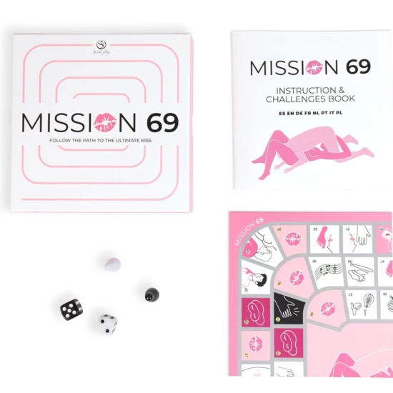 SECRET PLAY - Joc de societate pentru cupluri, „MISSION 69”,