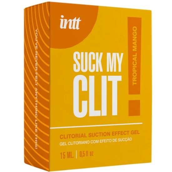 Descoperă Extazul Suprem cu Gelul INTT SUCK MY CLIT Efect de Sucțiune – Mango Tropical
