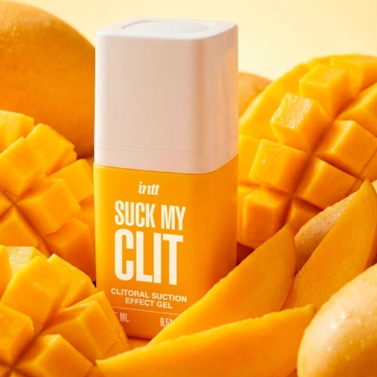 Descoperă Extazul Suprem cu Gelul INTT SUCK MY CLIT Efect de Sucțiune – Mango Tropical