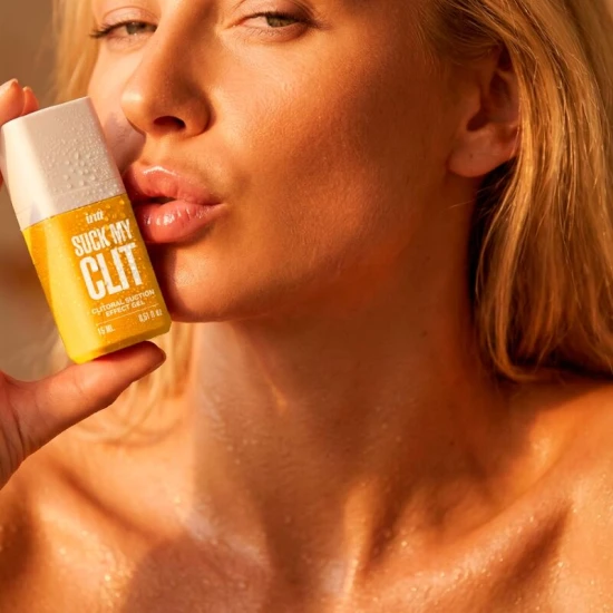 Descoperă Extazul Suprem cu Gelul INTT SUCK MY CLIT Efect de Sucțiune – Mango Tropical