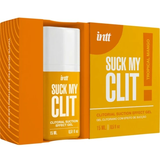 Descoperă Extazul Suprem cu Gelul INTT SUCK MY CLIT Efect de Sucțiune – Mango Tropical