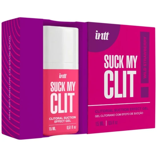 Gel Revoluționar cu Efect de Sucțiune Clitoridiană și Căldură, Aroma Căpșuni Sălbatice, 15ml