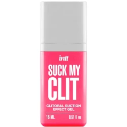 Gel Revoluționar cu Efect de Sucțiune Clitoridiană și Căldură, Aroma Căpșuni Sălbatice, 15ml