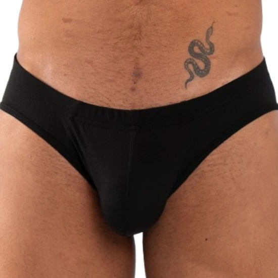 Slip BURN din materiale elastice, negru, S