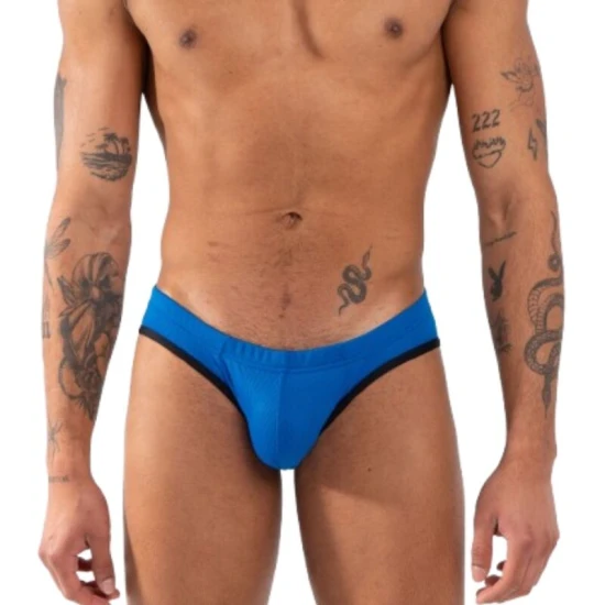 Slip BURN din materiale elastice, albastru, L