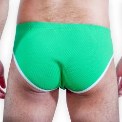 Chilot slips din materiale elastice, verde, S