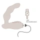 Vibrator prostatic și perineal Dominion din silicon, albastru