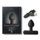 Plug anal vibrant Nova Astryx din silicon, negru