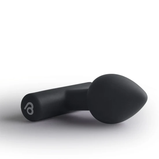 Plug anal vibrant Nova Astryx din silicon, negru