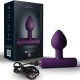 Plug anal vibrant Nova Astryx din silicon, mov
