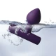 Plug anal vibrant Nova Astryx din silicon, mov