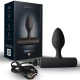 Plug anal vibrator Nova Solaris din silicon, negru