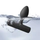 Plug anal vibrator Nova Solaris din silicon, negru