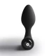 Plug anal vibrator Nova Solaris din silicon, negru