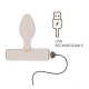 Plug anal vibrator Nova Solaris din silicon, negru