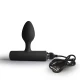 Plug anal vibrator Nova Solaris din silicon, negru
