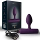 Plug anal vibrant Nova Solaris din silicon, mov