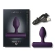 Plug anal vibrant Nova Solaris din silicon, mov