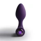Plug anal vibrant Nova Solaris din silicon, mov